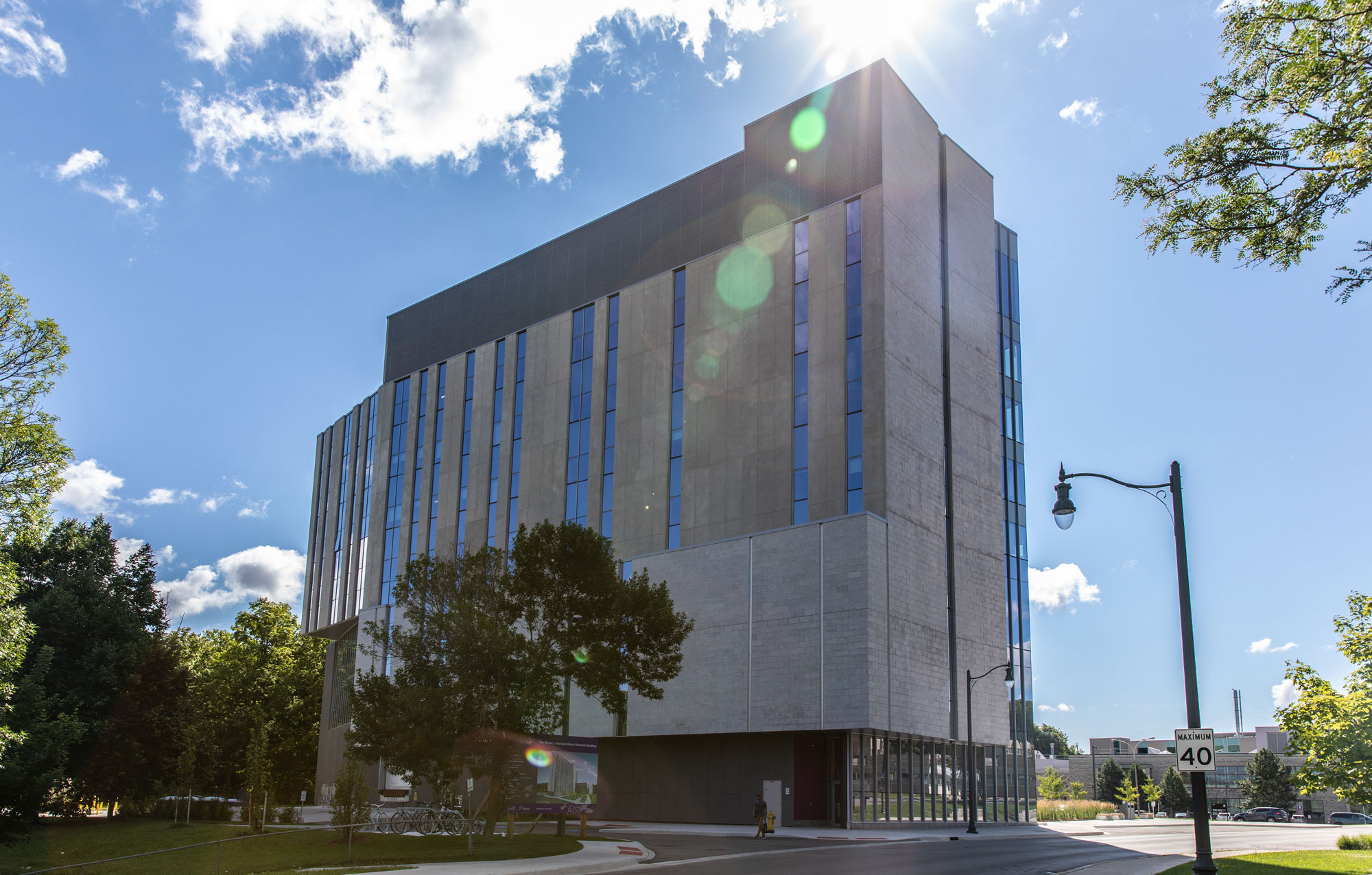 Exterior of WIRB building where Rotman Institute is located