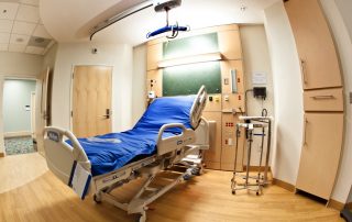 FORT BELVOIR, Va. -- A view of an inpatient training room in Fort Belvoir Community Hospital Oaks Pavilion.