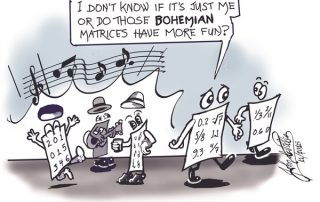 Bohemian Matrices cartoon