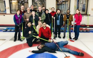 Rotman members at London Curling Club